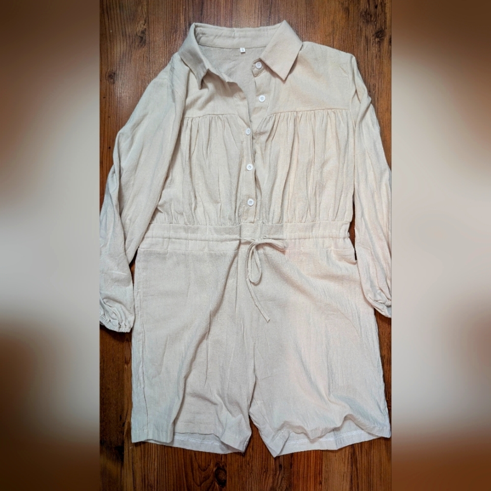 Cream Romper Size S